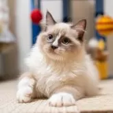 ラグドール【大阪府・女の子・2025年6月20日・シールポイントバイカラー】の写真1