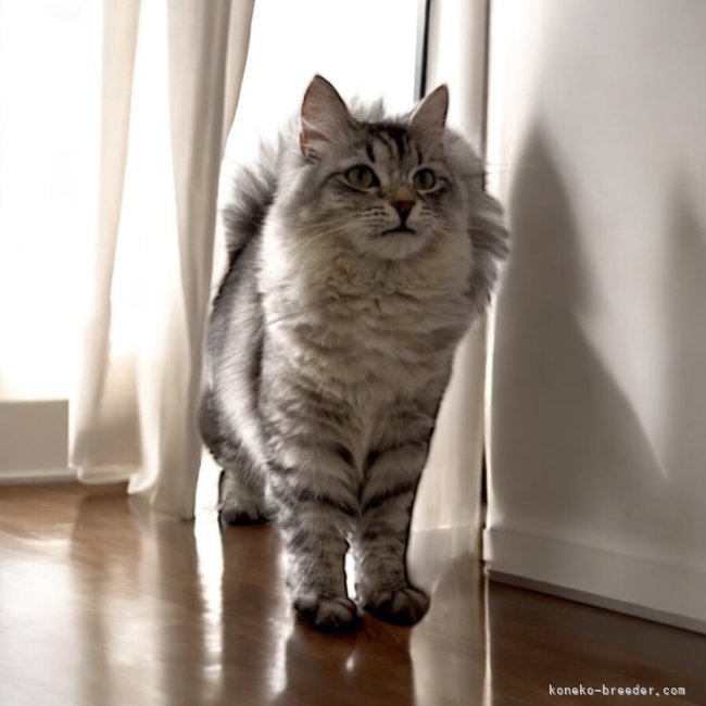 サイベリアン【・女の子・2024年4月29日・シルバータビー】