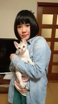 清水　景子 様のお迎えした子猫