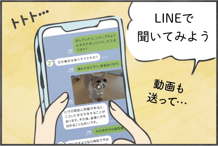 LINEで健康相談