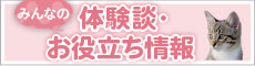 みんなの体験談・お役立ち情報