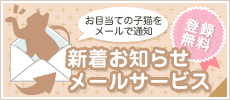 新着子猫お知らせメールサービス